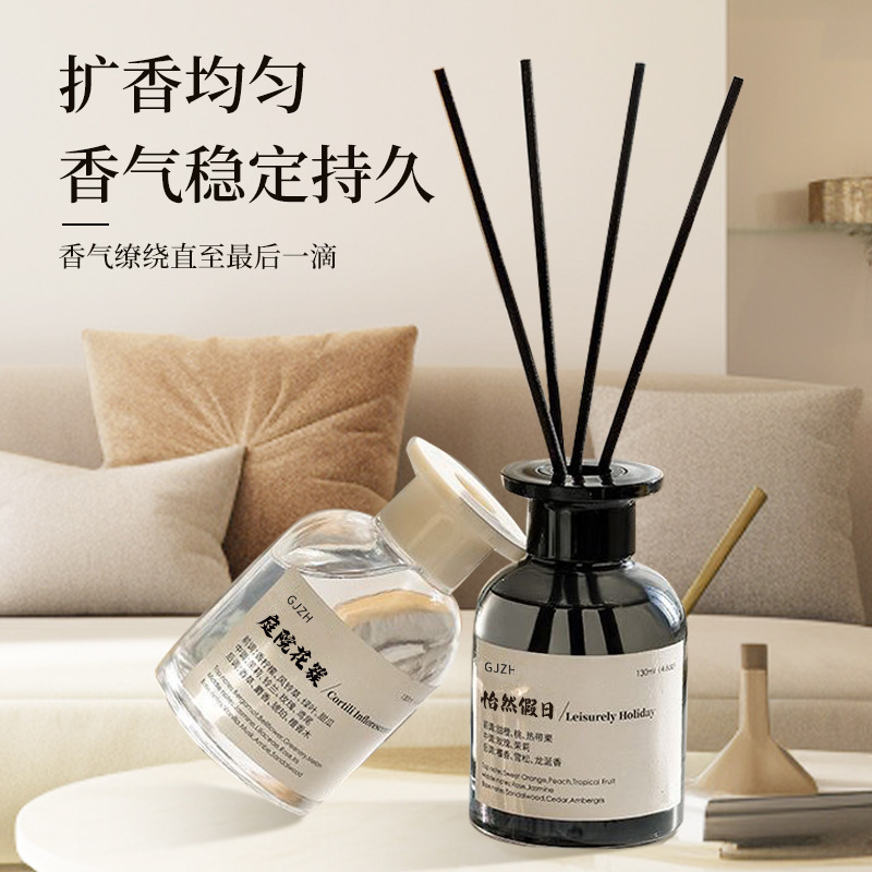 Nuevo creativo libre de fuego aromaterapia hogar dormitorio duradero nicho interior aire fresco fragancia ratán aromaterapia al por mayor