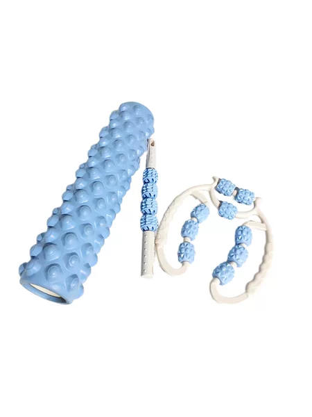 Upgrade nine-wheel ring leg clamp muscle relaxation massage leg beauty roller muscle relaxation calf roller