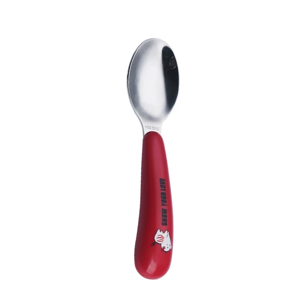 Red piggy spoon