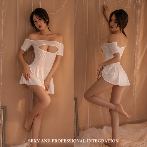 Sexy lingerie, sensual hollow-out pajamas, uniform-inspired alluring sleepwear—tempting yet effortlessly wearable. One-piece dropshipping option available!