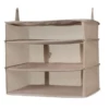 Beige storage bag