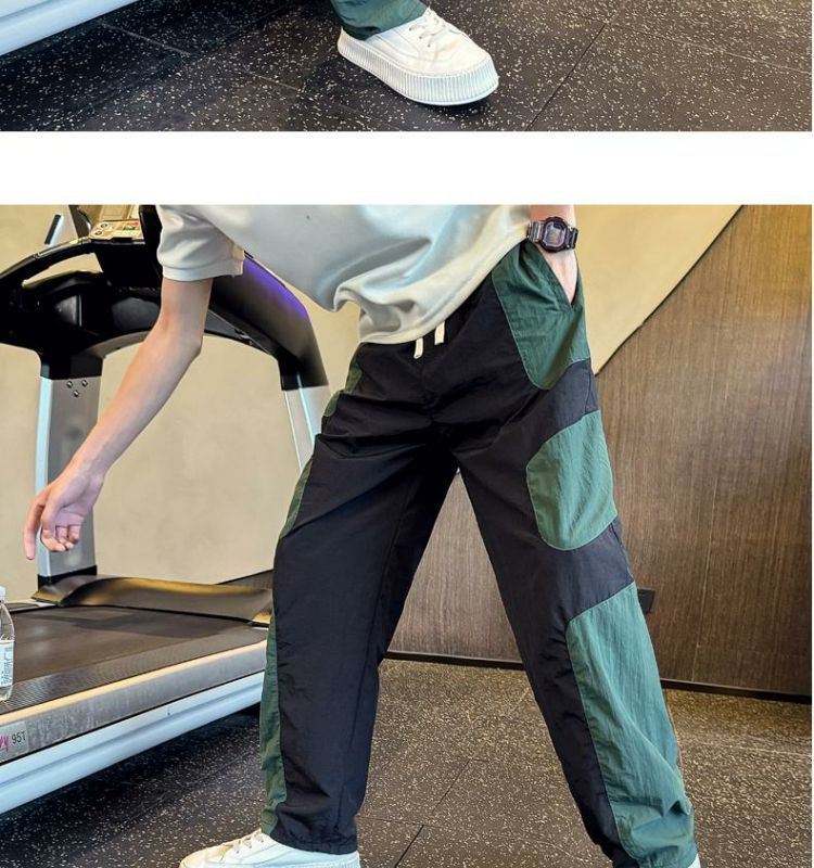 Herren Freizeithose Gerade Geschnitten Sonnenschutz Sommerhose_voghion.com