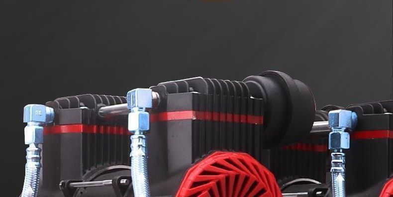 Air Compressor Pump 220V Woodworking Spray Paint Air Pump Oil-Free Silent Small Auto Repair Air Compressor