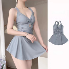 Swimsuit for Women - Summer 2023 New Model Conservative, Covering the Stomach, Slimming, Sensual, Small Bust, Cupping, Beach and Sandbar, Fairylike, Small Figure