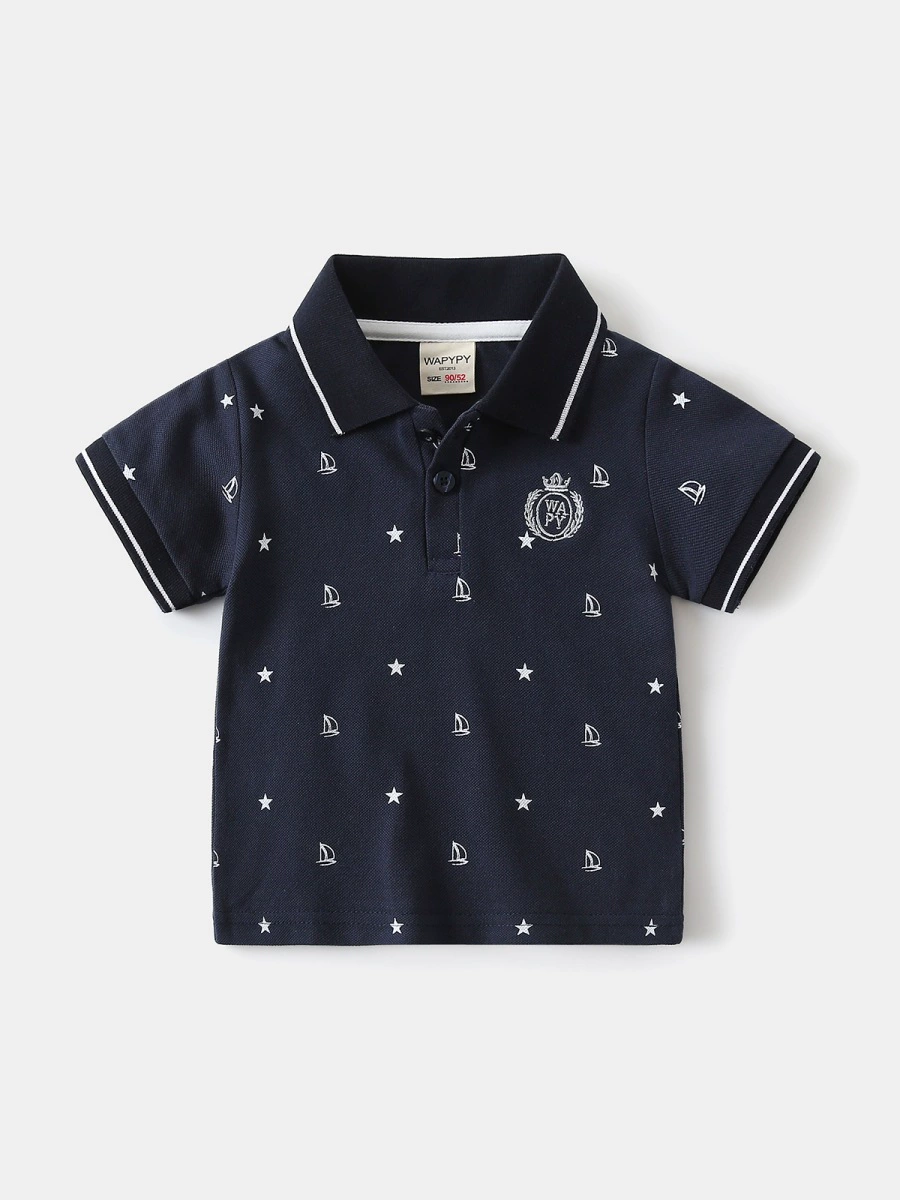Летняя одежда для мальчиков, детская футболка с коротким рукавом, polo, детская одежда, оптовая продажа, с коротким рукавом