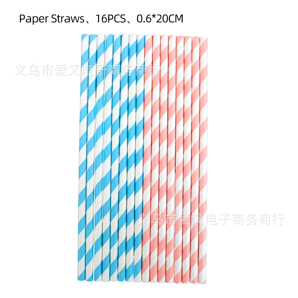Paja de papel (sin la pieza) 16PCs-gender