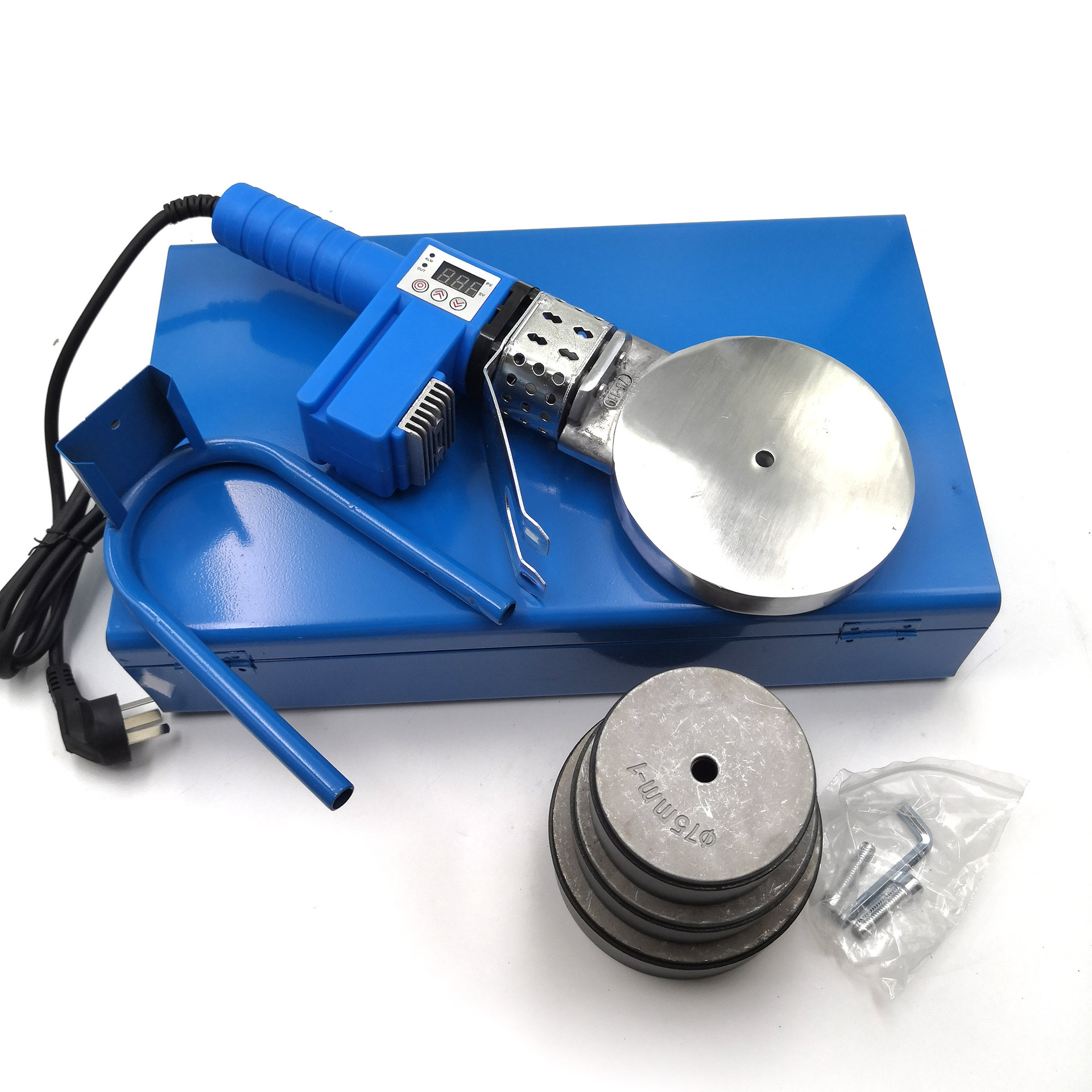 Máquina de fusión en caliente de alta potencia PPR tubería de agua a tope máquina de fusión en caliente pe110 capacidad de soldadura Nueva máquina de soldadura de ingeniería hidroeléctrica 75