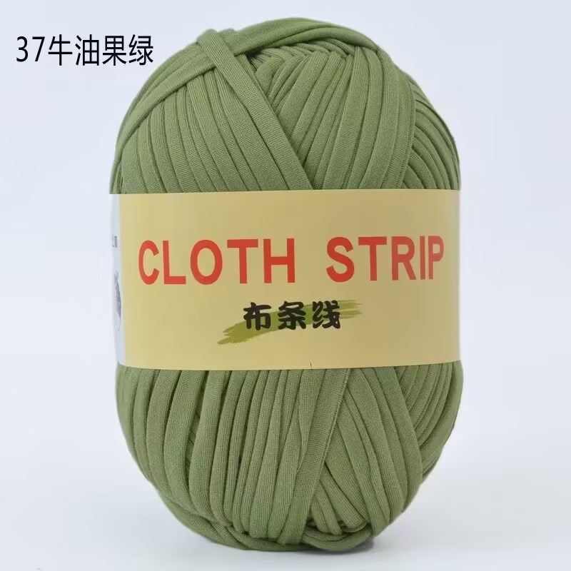 Gran gancho de línea de tela muñeca zapatillas de almacenamiento cesto cojín manta ganchillo DIY material casero tela gruesa trenzado