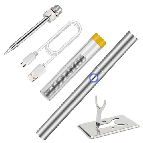 Portable usb wireless charging soldering iron hot cigarette code line pen repair welding smart student household battery soldering iron