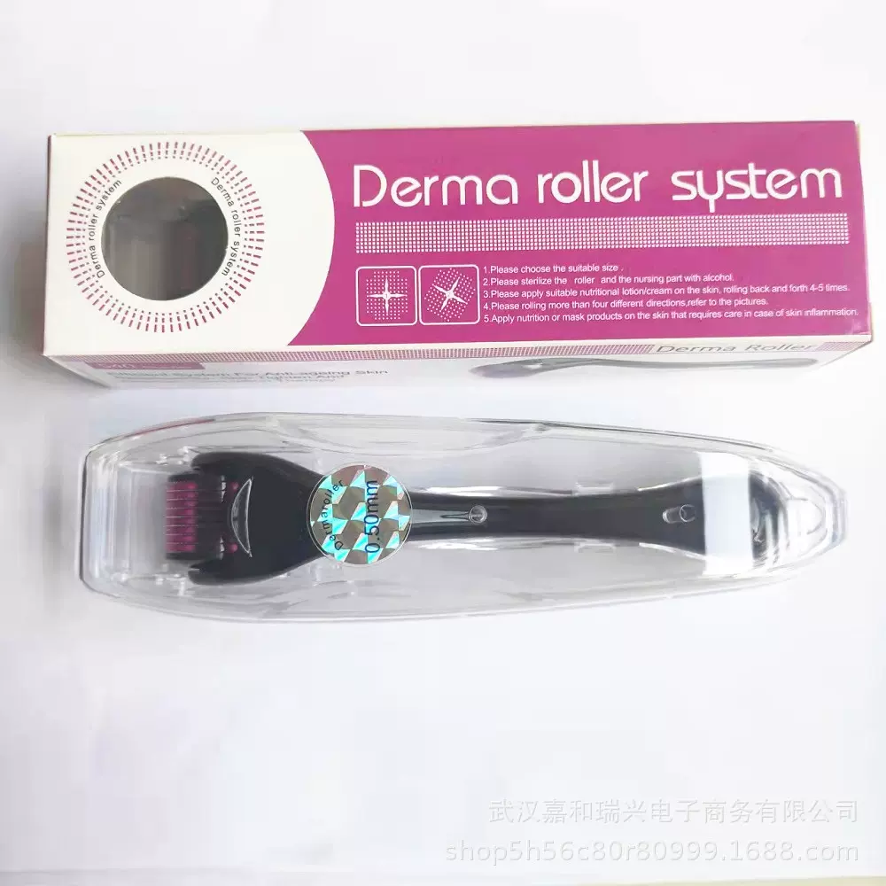 540滚轮微针美容院家用导入仪厂家脸部滚针 Derma roller