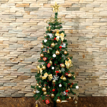 2025新款圣诞树摆件落地圣诞节客厅diy大型桌面装饰品场景布置