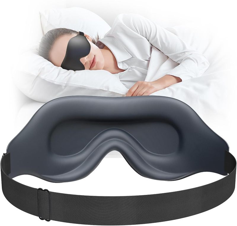 跨境3D立体睡眠眼罩航空透气鼻翼不压眼午休夜间全遮光遮光护眼|undefined