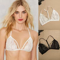 AliExpress европейский и американский сексуальный кружевной бюстгальтер Регулируемый маленький подтяжка трехточечный топ W001