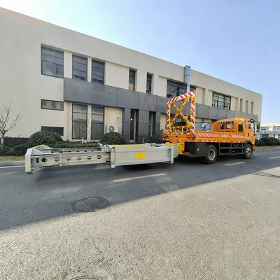 Yol təhlükəsizliyi bufer maşını Retractable Anti-Collision Pad Buffer Vehicle