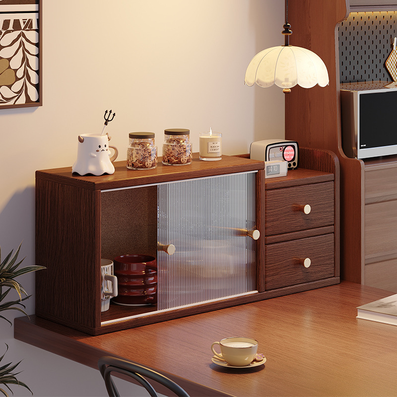 Gabinete de mesa de comedor Gabinete de almacenamiento de mesa de comedor Tablero de tazas Tablero de té Gabinete de cocina Tablero de almacenamiento pequeño gabinete