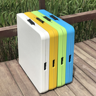 Folding Table, Outdoor Floor Push Stall Table, Rectangular Simple Night Market Activity Table, Plastic Adjustable Camping Style Meal Shengguang