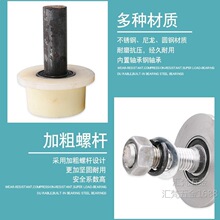 8号10号T型槽钢轮/货梯升降机滑轮/槽钢轨道轮子/工字钢火车槽轮