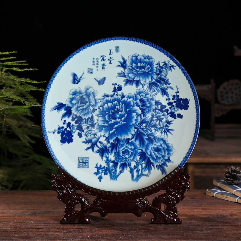 青花玉堂富贵