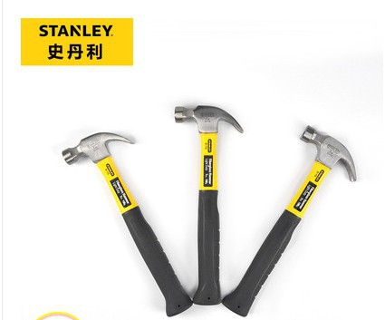 史丹利玻璃纤维柄羊角锤51-071-23 51-072-23　51-112锤子榔头