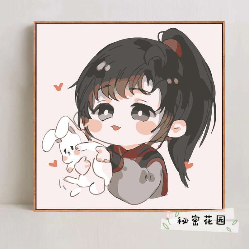 Moaodiantianguan デジタル油絵 diy 手作りデジタル着色漫画アニメーション減圧装飾画メーカー卸売|undefined