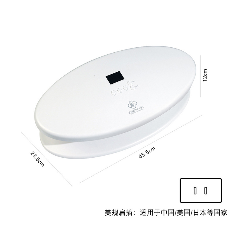 Lámpara de uñas portátiles de alta potencia 96 luces de uñas de doble fuente de luz, máquina de fototerapia de secado rápido 256W, lámpara de parrilla especial para uñas portátiles