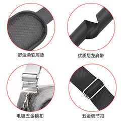 Nylon backpack strap single shoulder crossbody long shoulder computer bag single shoulder backpack adjustable wide strap bag accessories replacement