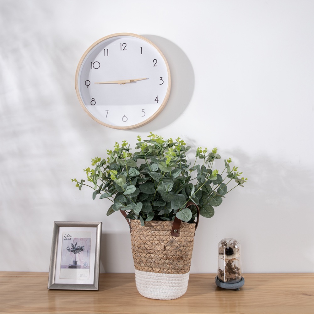 廠家金魚草批發 金錢葉尤加利 配草配花  錢串仿真花批發MW16301