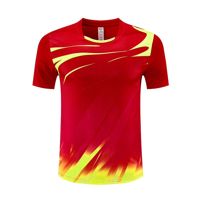 Nuevo traje de bádminton, ropa deportiva de verano, equipo al aire libre para adultos, ropa de entrenamiento competitivo, jersey de bádminton