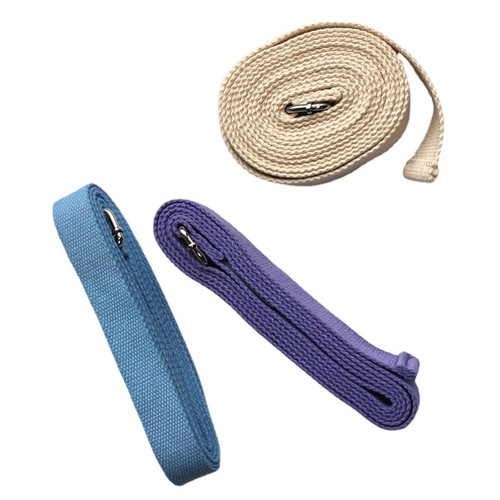 Manufacturer wholesale Iyengar pure cotton yoga stretch belt, shoulder opening, back stretching, correction, posture training aid, tension