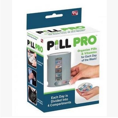 2017TV新品 pill pro 迷你药丸收纳盒 便捷式药品收纳盒 7天药盒