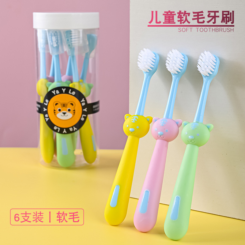 High-End Children's Toothbrush for Ages 3-6, Portable for Infants and Toddlers, Soft Bristles, Factory Direct Wholesale for Baby Teeth