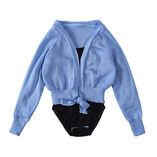 Dance sweater autumn and winter children's dance clothing boys and girls long-sleeved jacket practice clothing children's practice sweater