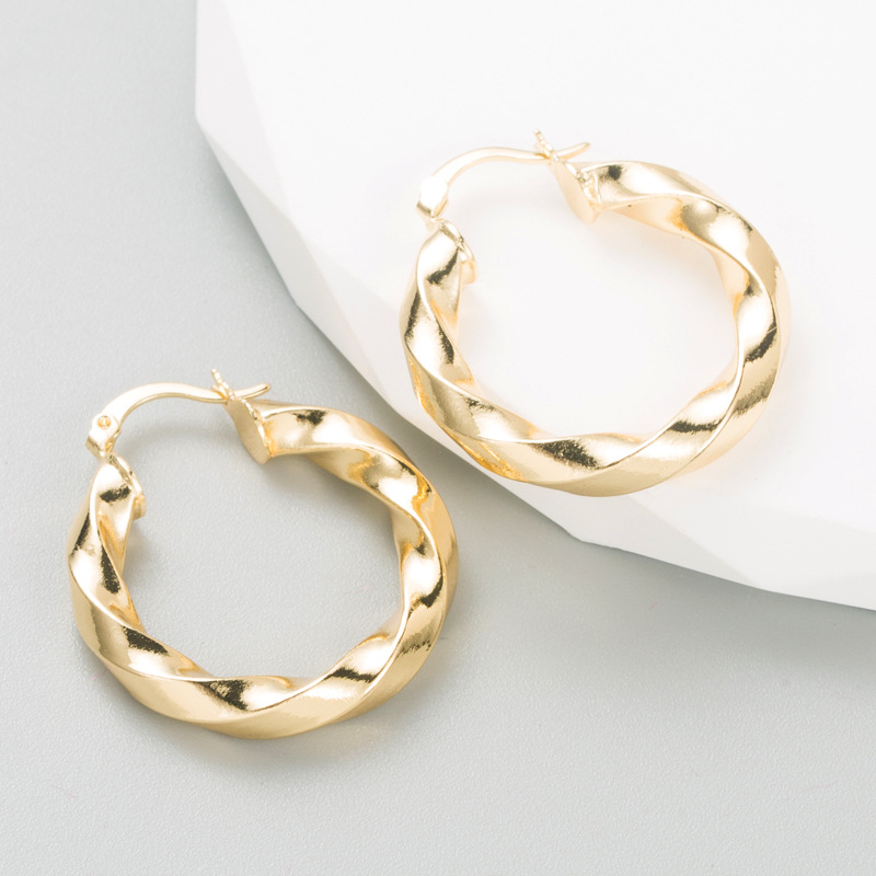 Fashion Geometric Alloy Plating Earrings display picture 3