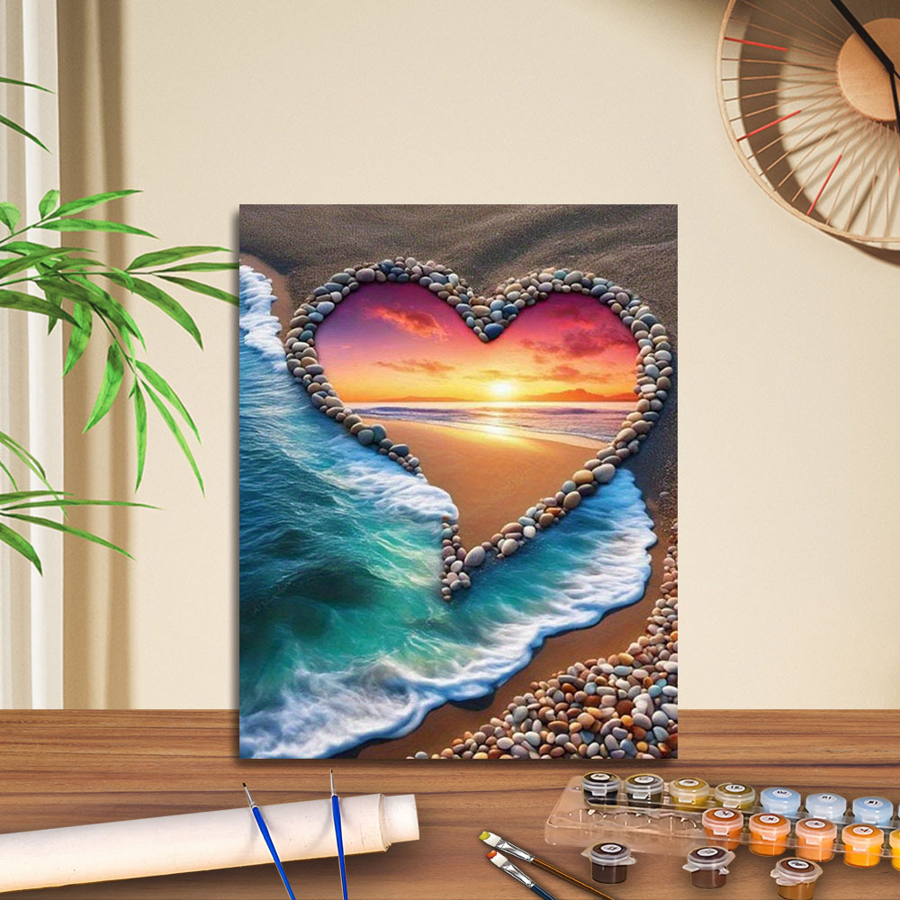 Transfronterizo jitdiy agente de pintura al óleo digital fabricantes al por mayor artesanal amazon pintura al óleo decorativa barraca de relleno