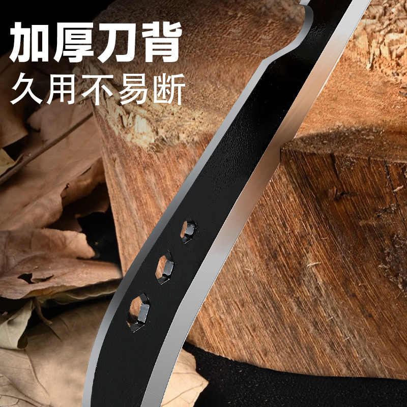 Cortador de madera multifuncional cortador de madera especial de acero de manganeso al aire libre cortador de árboles machete agrícola cortador de árboles para el hogar
