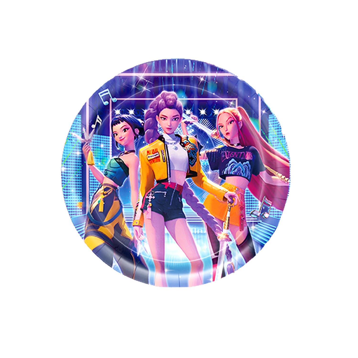 Amazon KPOP Blue Cacería de Brujas Temática Fiesta de Cumpleaños Bandera Tarjeta de Balón Set Decoración