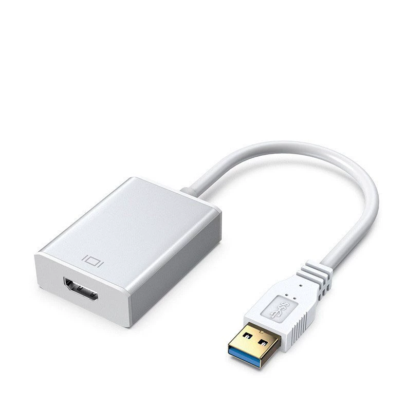 Адаптер USB к HDMI, кабель, без драйверов, 3.0, преобразователь USB к VGA, вывод аудио и видео, 1080p высокий разрешение