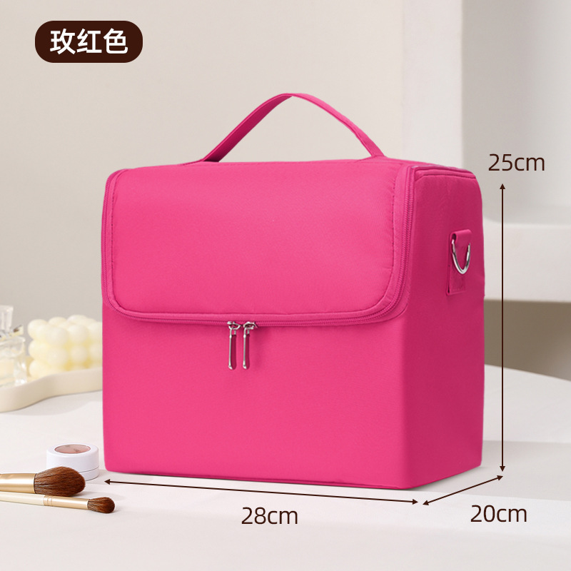 Nueva bolsa de manicura multicapa de gran capacidad a la moda, bolsa de maquillaje para artista de maquillaje, bolso de mano, caja de herramientas grande para maquillaje de tatuaje
