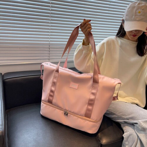 Travel bag, short-distance lightweight handbag, new style, trolley case, student large-capacity luggage bag, fitness bag