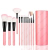 Brush, face blush for eyelashes, highlighter, makeup primer, foundation, tools set, 12 pieces