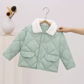 亚马逊外贸童装儿童羽绒服中小童短款连帽韩版冬款男女童宝宝外套