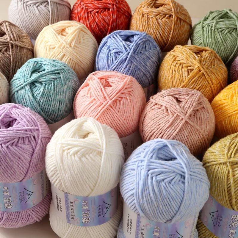 吖偶 Ball of yarn handmade, woven scarf, doll, DIY