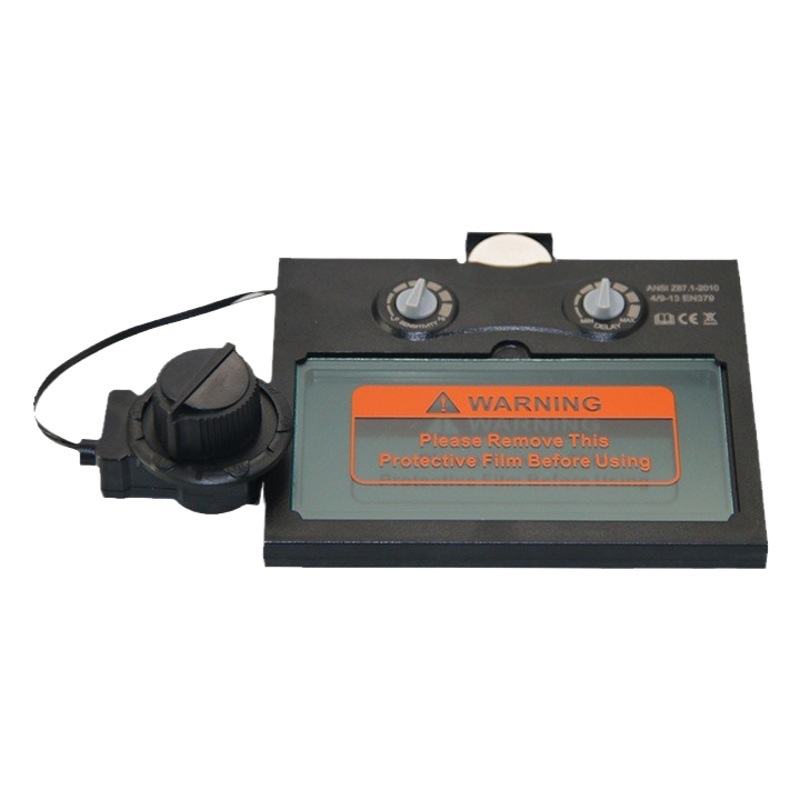 Máscara de soldadura con oscurecimiento automático Solar, casco de soldadura, lente de soldadura, máscara para ojos, filtro, caja de espejo, lente oscura image 1