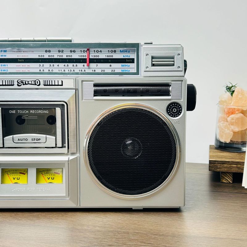 レトロノスタルジックなレコーダーテープマシン 80年代の昔ながらのノスタルジックなステレオレコーダー重低音Bluetoothオーディオ|undefined