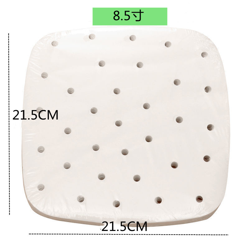 Directo de fábrica freidora aire especial almohadilla de papel cuadrado redondo hogar hornear alta temperatura resistente aceite de silicona de doble cara grado alimenticio