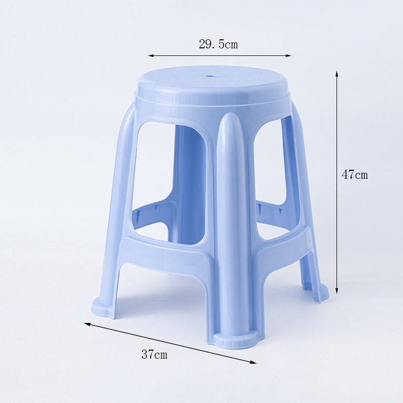 家用登高凳子方圆凳40cm45cm高熟胶方凳板凳熟胶大号朔料熟料便携|undefined