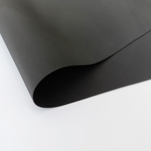 现货供应PVC仿hypalon海帕龙橡胶布双面黑色0.5mm尼龙夹网布