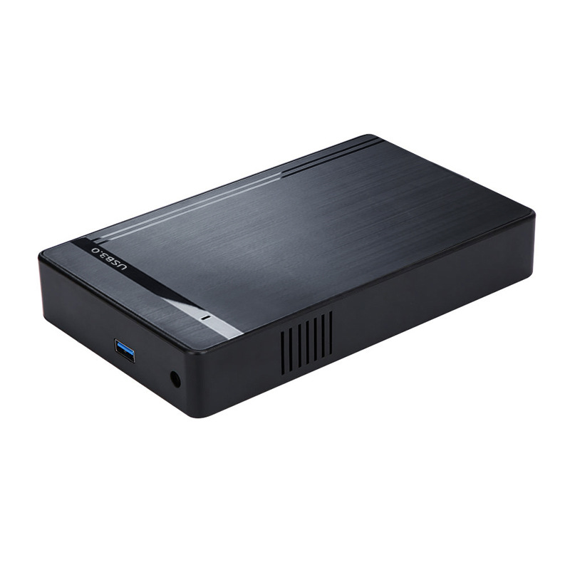 Caja de disco duro SATA de 3,5 pulgadas Caja de disco duro de instalación sin herramientas de transmisión de alta velocidad USB3.0 caja móvil de disco duro externa