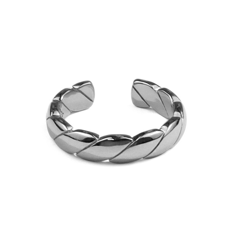 Hip Hop Retro Twist Ring Womens Simple Fashion Ins Cold Style Switchable Index Finger Ring Temperament Wild Hand Jewelrypicture19