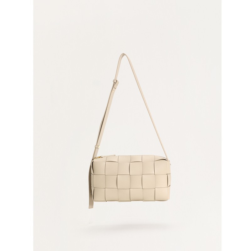 Niche Cowhide Shoulder Square Tote Bag Large Capacity Crossbody Bag Casual Women's Fashion Versatile Handbag Retro - Thumbnail 7